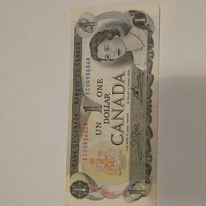 1973 Canadian $1 bill
